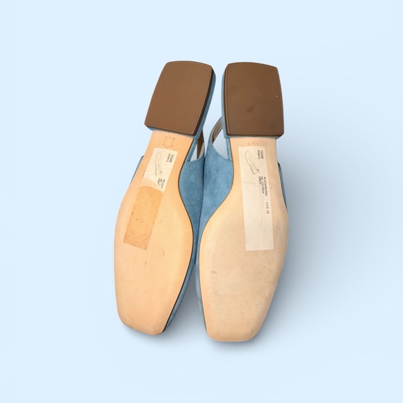 Peter Kaiser blue SUEDE slingFlats for Women size 37 - Picture 7 of 13